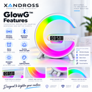 GlowG Smart Wake Up Lamp with Sunrise & Sunset