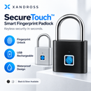 SecureTouch Smart Fingerprint Padlock