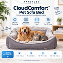 CloudComfort Premium Pet Sofa Bed