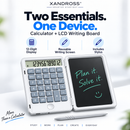 2-in-1 LCD Calculator for Easy Math and Everyday Use