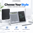2-in-1 LCD Calculator for Easy Math and Everyday Use