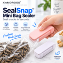 SealSnap Mini Heat Bag Sealer for Kitchen Use