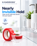GripClear Transparent Double-Sided Mounting Tape
