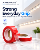 GripClear Transparent Double-Sided Mounting Tape