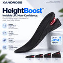 Shoe Sole Booster Insoles for Added Height and Comfort