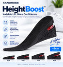 Shoe Sole Booster Insoles for Added Height and Comfort