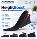 Shoe Sole Booster Insoles for Added Height and Comfort